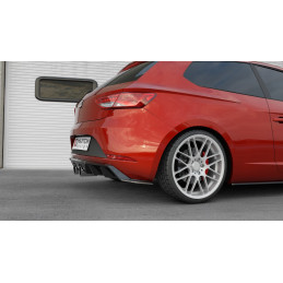 Maxton Design-Rajout Du Pare-Chocs Arriere V.2 Seat Leon Cupra Mk3 FL Hatchback 