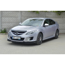 Maxton Design-LAME DU PARE-CHOCS AVANT / SPLITTER MAZDA 6 MK2 SPORT HATCH (GH-SERIES) AVANT FACELIFT 