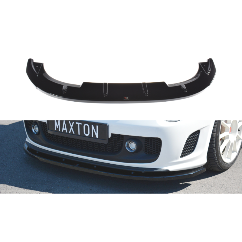 Maxton Design-LAME DU PARE-CHOCS AVANT / SPLITTER V.2 FIAT 500 ABARTH MK1 