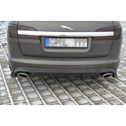 Maxton Design-LAME DU PARE-CHOCS ARRIERE JAGUAR XF (X250) MK1 SPORTBRAKE S-PACK 