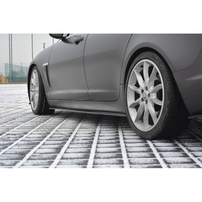 Maxton Design-SET DES DIFFUSEUR DES BAS DE CAISSE JAGUAR XF (X250) MK1 SPORTBRAKE S-PACK Maxton Design-SET DES DIFFUSEUR DES BAS DE CAISSE JAGUAR XF (X250) MK1 SPORTBRAKE S-PACK