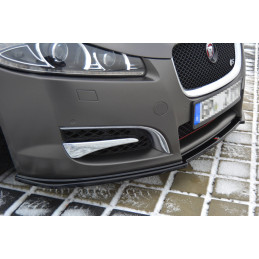 Maxton Design-LAME DU PARE-CHOCS AVANT / SPLITTER JAGUAR XF (X250) MK1 SPORTBRAKE S-PACK 
