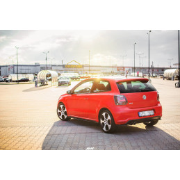 Maxton Design-LAME DU PARE-CHOCS ARRIERE VOLKSWAGEN POLO MK5 GTI 6R AVANT FACELIFT 