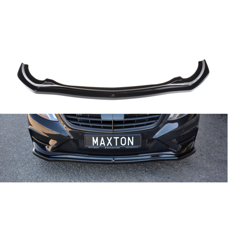 Maxton Design-LAME DU PARE-CHOCS AVANT / SPLITTER V.1 MERCEDES-BENZ S-CLASS AMG-LINE W222 