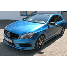 Maxton Design-LAME DU PARE-CHOCS AVANT / SPLITTER MERCEDES-BENZ W176 AMG-LINE AVANT FACELIFT 