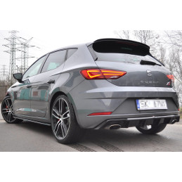 Maxton Design-Rajout Du Pare-Chocs Arriere V.1 Seat Leon Cupra Mk3 FL Hatchback 