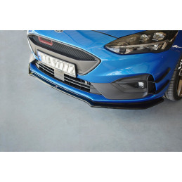 Maxton Design-Lame Du Pare-Chocs Avant V.1 Ford Focus ST / ST-Line Mk4 