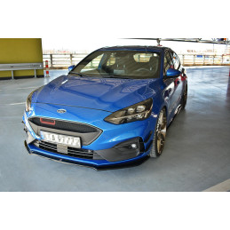 Maxton Design-Lame Du Pare-Chocs Avant V.1 Ford Focus ST / ST-Line Mk4 
