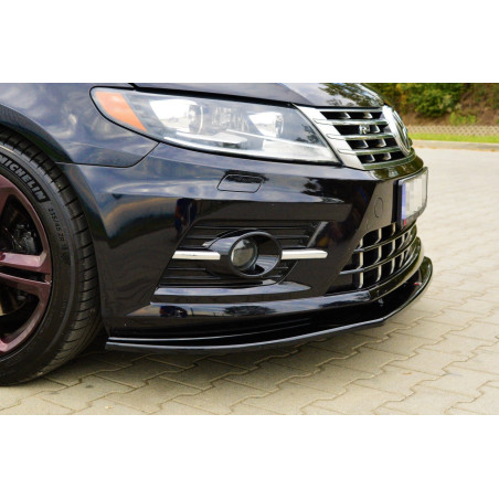 Maxton Design-LAME DU PARE-CHOCS AVANT / SPLITTER VOLKSWAGEN CC R-LINE 