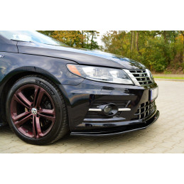 Maxton Design-LAME DU PARE-CHOCS AVANT / SPLITTER VOLKSWAGEN CC R-LINE 