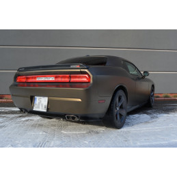 Maxton Design-CENTRAL ARRIÈRE SPLITTER DODGE CHALLENGER MK3. PHASE-I SRT8 COUPE (sans barres verticales) 