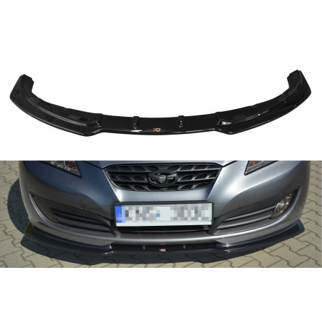 Maxton Design-LAME DU PARE-CHOCS AVANT / SPLITTER HYUNDAI GENESIS COUPÉ MK.1 