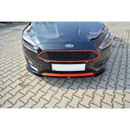 Maxton Design-Lame Du Pare-Chocs Avant V.2 Ford Focus ST-Line Mk3 FL 