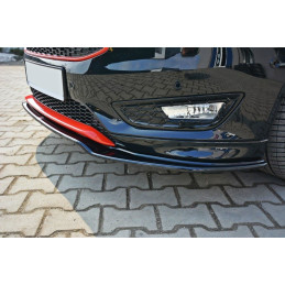 Maxton Design-Lame Du Pare-Chocs Avant V.2 Ford Focus ST-Line Mk3 FL 