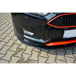 Maxton Design-Lame Du Pare-Chocs Avant V.1 Ford Focus ST-Line Mk3 FL 