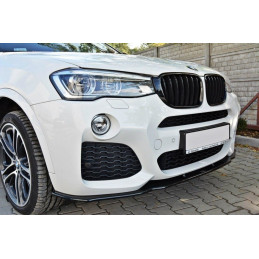 Maxton Design-LAME DU PARE-CHOCS AVANT BMW X4 M-PACK 