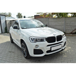 Maxton Design-LAME DU PARE-CHOCS AVANT BMW X4 M-PACK 