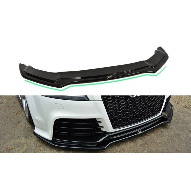 Maxton Design-Lame Du Pare-Chocs Avant V.2 Audi TT RS 8J 