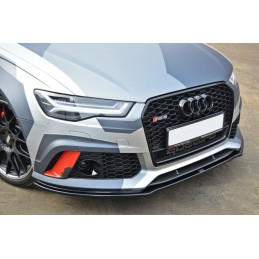 Maxton Design-Lame Du Pare-Chocs Avant V.1 Audi RS6 C7 / C7 FL 