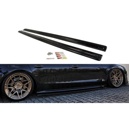 Maxton Design-Rajouts Des Bas De Caisse Pour Audi S8 D4 FL 