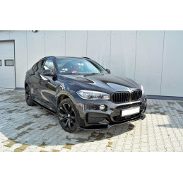 Maxton Design-LAME DE PARE-CHOCS AVANT v.1 BMW X6 F16 MPACK 