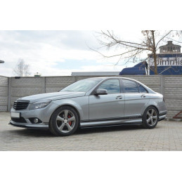 Maxton Design-RAJOUTS DES BAS DE CAISSE POUR Mercedes C W204 AMG-Line (AVANT FACELIFT) 