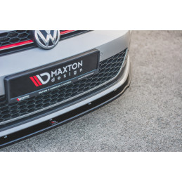 Maxton Design-Lame Du Pare-Chocs Avant V.1 VW Golf 7 GTI 
