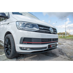 Maxton Design-Lame du pare-chocs avant / Splitter V.2 Volkswagen T6 