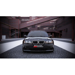 Maxton Design-LAME DU PARE-CHOCS AVANT BMW 3 E46 BERLINE APRES FACELIFT 