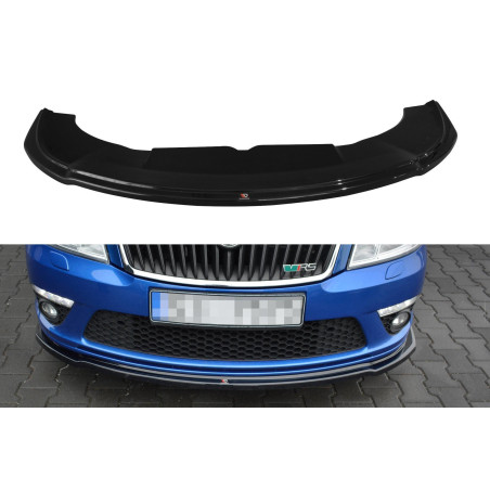 Maxton Design-Lame Du Pare-Chocs Avant V.2 Skoda Octavia RS Mk2 FL 