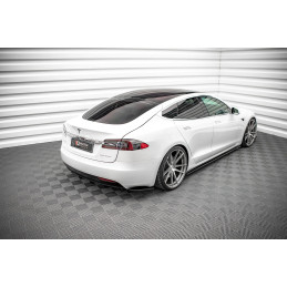 Maxton Design-LAME DU PARE CHOCS ARRIERE Tesla Model S Facelift 