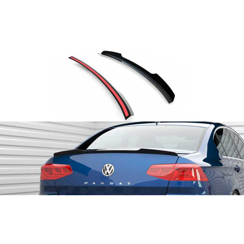 Maxton Design-Spoiler Cap Volkswagen Passat Sedan R-Line Mk8 Maxton Design-Spoiler Cap Volkswagen Passat Sedan R-Line Mk8