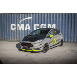 Maxton Design-Lame Du Pare-Chocs Avant V.5 Ford Fiesta ST Mk7 Facelift 