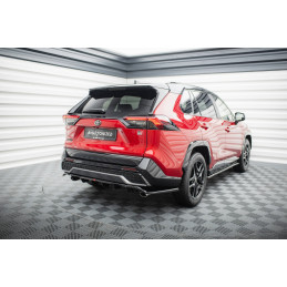 Maxton Design-Central Arriere Splitter (avec une barre verticale) Toyota RAV4 GR Sport Mk5 