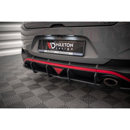 Maxton Design-Street Pro Lame Du Pare Chocs Arriere + Flaps Hyundai I30 Fastback N-Line Mk3 Facelift 