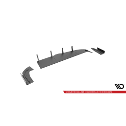 Maxton Design-Street Pro Lame Du Pare Chocs Arriere + Flaps Hyundai I30 Fastback N-Line Mk3 Facelift 
