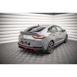 Maxton Design-Street Pro Central Diffuseur Arriere Hyundai I30 Fastback N-Line Mk3 Facelift 