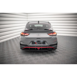 Maxton Design-Street Pro Central Diffuseur Arriere Hyundai I30 Fastback N-Line Mk3 Facelift 