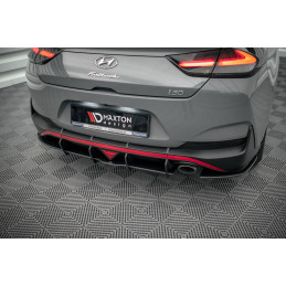 Maxton Design-Street Pro Central Diffuseur Arriere Hyundai I30 Fastback N-Line Mk3 Facelift 