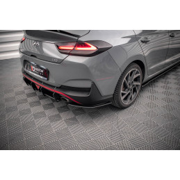 Maxton Design-Street Pro Central Diffuseur Arriere Hyundai I30 Fastback N-Line Mk3 Facelift 
