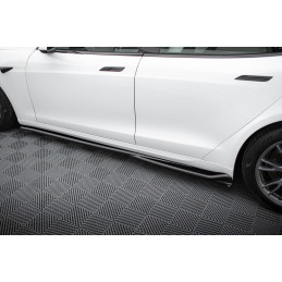 Maxton Design-Rajouts Des Bas De Caisse V.1 Tesla Model S Plaid Mk1 Facelift 