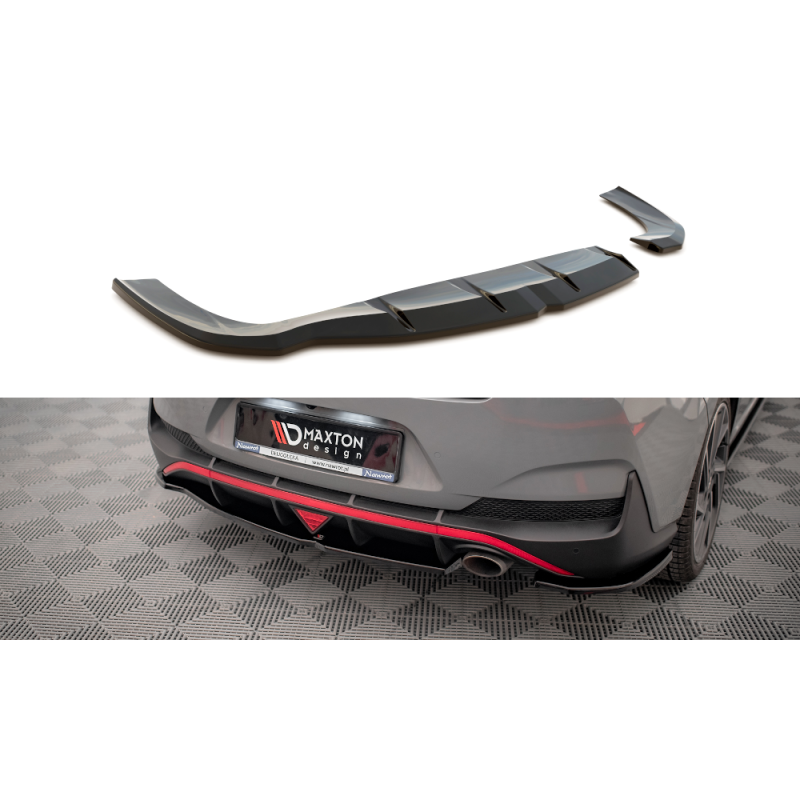 Maxton Design-Lames De Pare-Chocs Arrière Latérales Hyundai I30 Fastback N-Line Mk3 Facelift Maxton Design-Lames De Pare-Chocs Arrière Latérales Hyundai I30 Fastback N-Line Mk3 Facelift