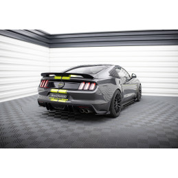 Maxton Design-Street Pro Lame Du Pare Chocs Arriere + Flaps Ford Mustang GT Mk6 