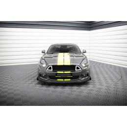 Maxton Design-Street Pro Lame Du Pare-Chocs Avant + Flaps Ford Mustang GT Mk6 