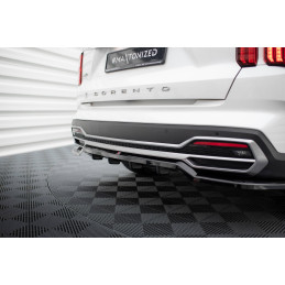 Maxton Design-Central Arriere Splitter (avec une barre verticale) Kia Sorento Mk4 