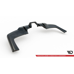 Maxton Design-Central Arriere Splitter (avec une barre verticale) Mercedes-AMG GLE 53 W167 