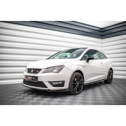 Maxton Design-Lame Du Pare-Chocs Avant V.1 Seat Ibiza FR SC Mk4 Facelift 