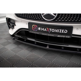 Maxton Design-Lame Du Pare-Chocs Avant V.2 Mercedes-Benz E-Class W213 Coupe (C238) / Cabriolet (A238) AMG-Line / 53 AMG 