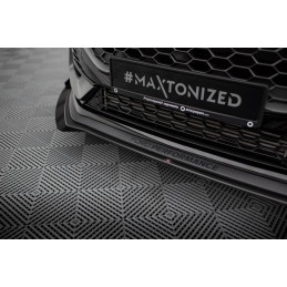 Maxton Design-Street Pro Lame Du Pare-Chocs Avant + Flaps Ford Fiesta ST Mk8 Facelift 