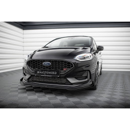 Maxton Design-Street Pro Lame Du Pare-Chocs Avant + Flaps Ford Fiesta ST Mk8 Facelift 